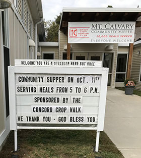 Mt Calvary Community Supper